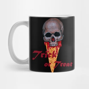 Trick or treat Halloween skull Mug